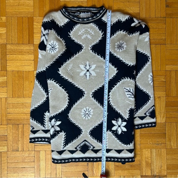BHS Beige/Black Large Sweater - Picture 3 of 7
